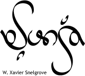 Ambigram of Sonja
